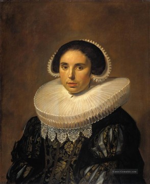  alt - Porträt einer Frau möglicherweise Sara Wolphaerts van Diemen Niederlande Goldene Zeitalter Frans Hals